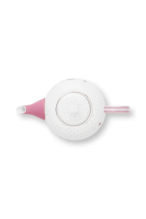 Teekanne Jolie Punkte Gold Rosa