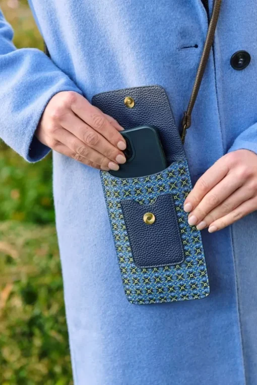 Telefontasche Klein Clover Blau