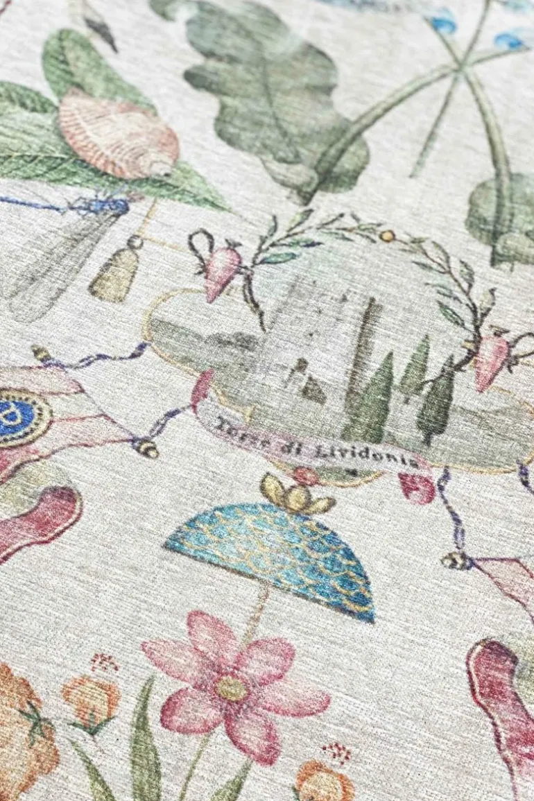 Teppich Festa di Lividonia by Pip Gebrochen Weiß