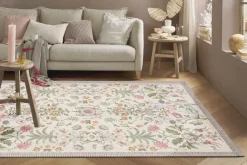 Teppich Festa di Lividonia by Pip Gebrochen Weiß