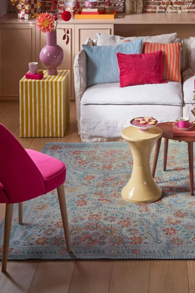 Teppich Il Ricamo by Pip Hellblau