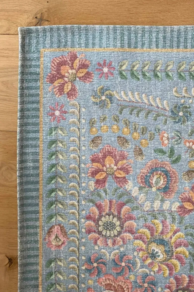 Teppich Il Ricamo by Pip Hellblau