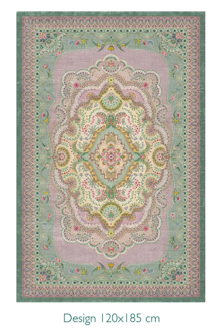 Teppich Majorelle by Pip Lila/Grün