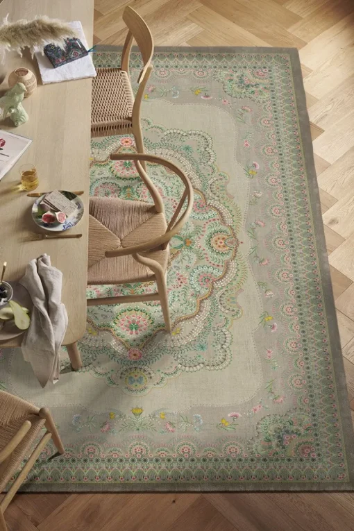 Teppich Majorelle by Pip Pastell Khaki