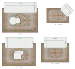 Teppich Majorelle by Pip Pastell Rosa