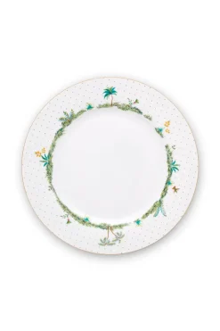 Tiefer Teller Jolie Punkte Gold Blau 21.5cm