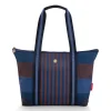Tilda Tragetasche Mittel Streifen Blau