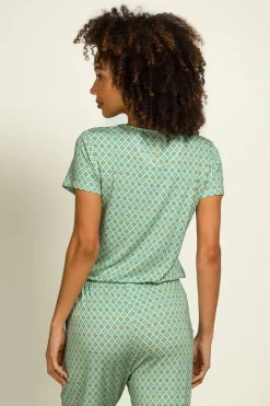 Tilly Top Kurze Ärmeln Mojo Grün