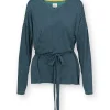 Timberly Top Lange Ärmeln Little Sumo Stripe Blau Grün