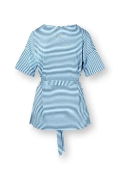 Tonya Top Kurze Ärmeln Little Sumo Stripe Blau