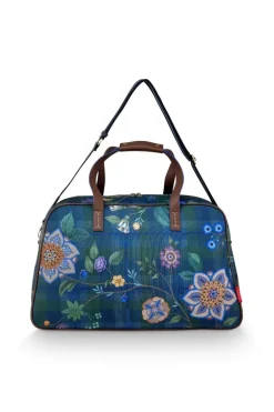Tovy Reisetaschen Mittelgross Flores Felices Dunkel Blau
