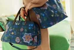 Tovy Reisetaschen Mittelgross Flores Felices Dunkel Blau