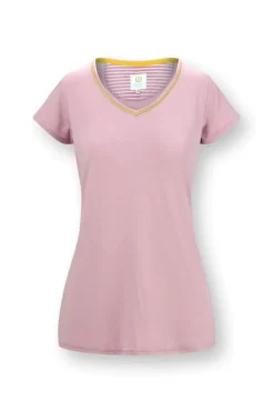 Toy Top Kurze Ärmeln Solid Rosa
