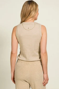 Trinity Ärmellos Top Little Sumo Stripe Sand