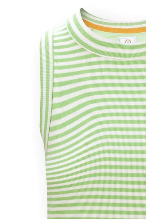 Trinity Ärmellos Top Little Sumo Stripe Grün