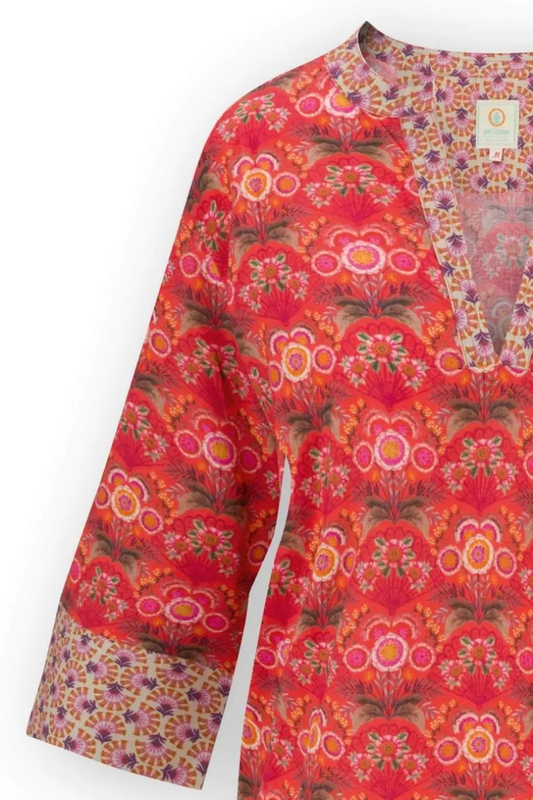 Tunic Fiesta de Flamencos Rot
