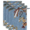Waschlappen Set/3 Secret Garden Blau 16x22cm