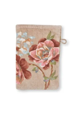 Waschlappen Set/3 Secret Garden Khaki 16x22cm