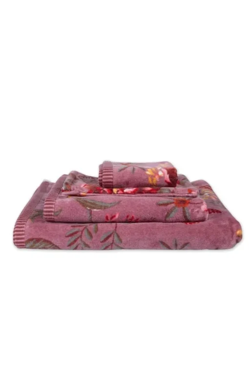 Waschlappen Set/3 Secret Garden Mauve 16x22cm