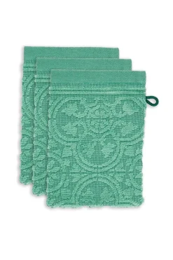 Waschlappen Set/3 Tile de Pip Grün 16x22 cm