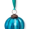 Weihnachtskugel Glas Blau 7.5cm