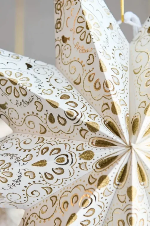 Weihnachtsstern Weiß 110cm