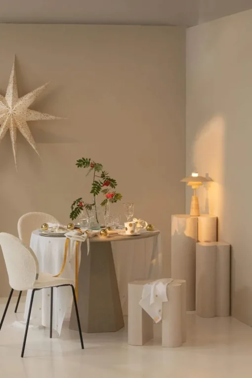 Weihnachtsstern Weiß 110cm