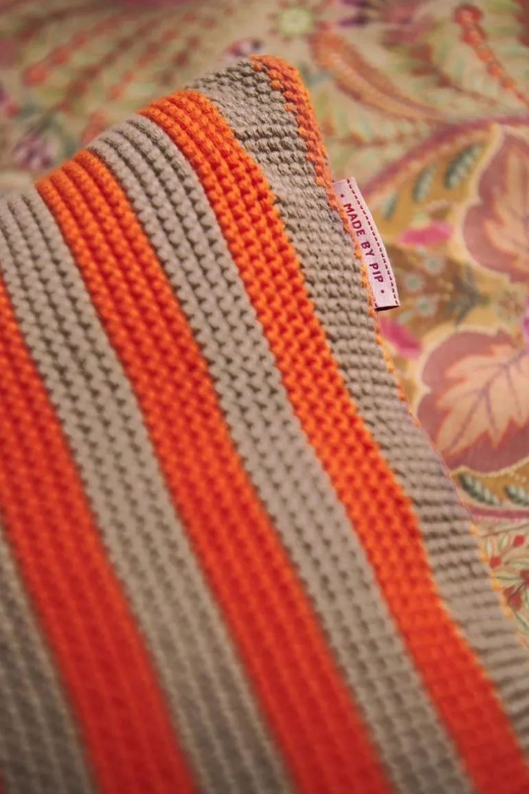 Zierkissen Bonsoir Stripe Orange