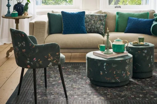 Zierkissen Quiltey Days Dunkelblau